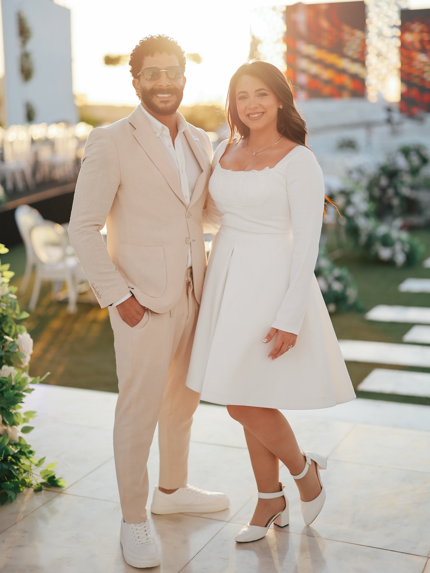 هايدي رفعت ومصطفى منصور