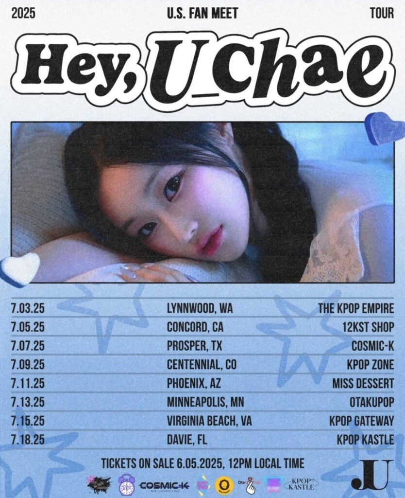 U_Chae - 2025 US Fan Meet Tour "مرحبًا ، U_Chae" (التواريخ + المدن)