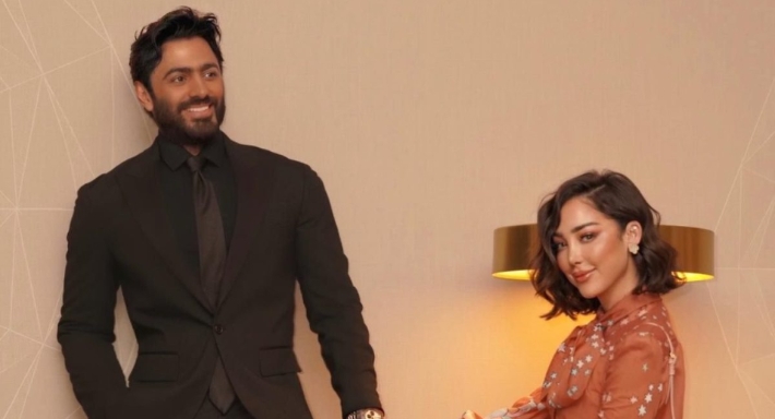 تامر حسني وبسمة بوسيل