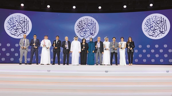 بحضور منصور بن محمد ولطيفة بنت محمد.. تكريم الفائزين بـ«جائزة الإعلام العربي 24»