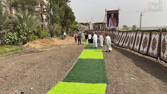 سرادق عزاء لفضيلة الشيخ الراحل السيد سعيد (1)