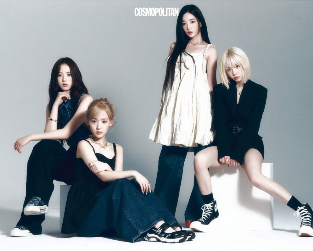 Triples Seoyeon ، Jiwoo ، Yooyeon ، Nakyoung - Cosmopolitan Korea (June 2025 Visule Pictorial)