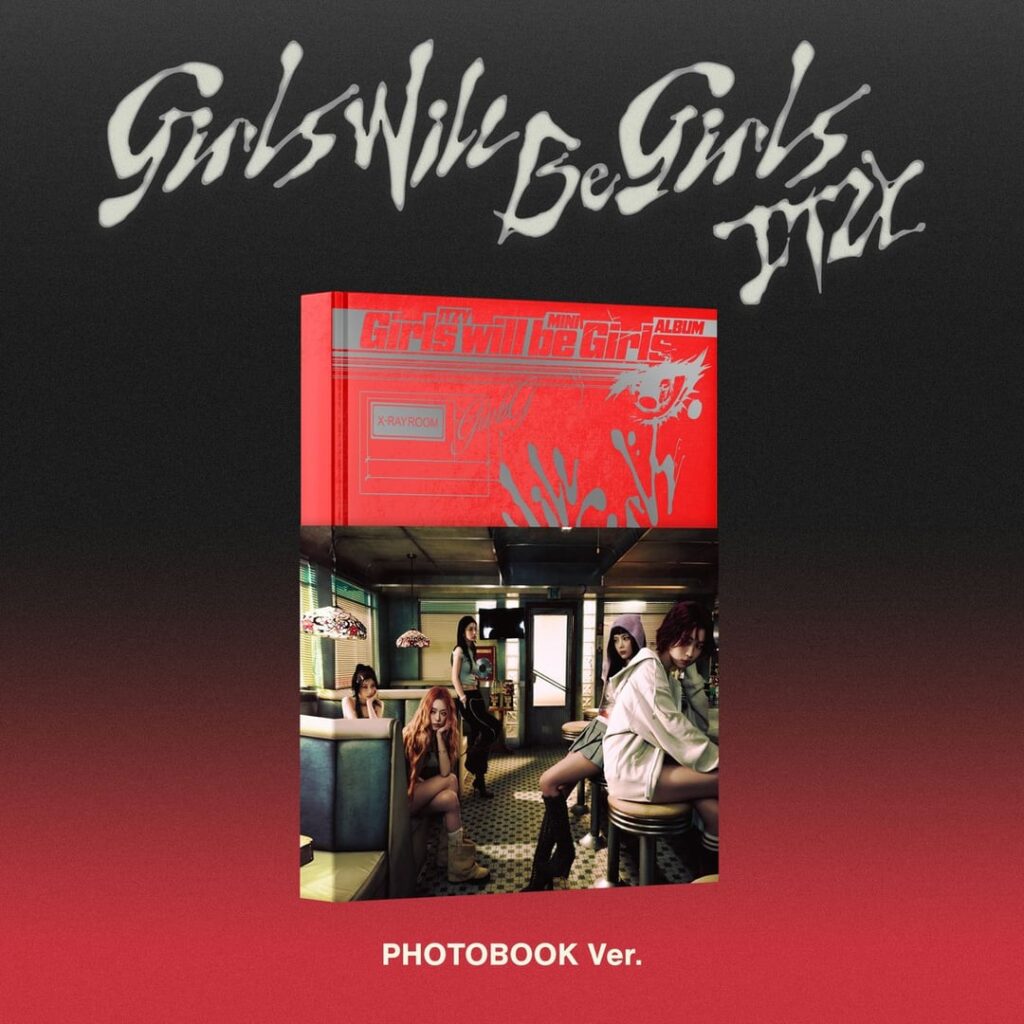 Itzy - The 10th Mini Album: Girls Will Girls (photobook ، folder ، box ، binder ، tape cassette ، platform blatform _pocaalbum ، us photobook & folder ver. ألبوم التغليف معاينة - تم الكشف عنها)