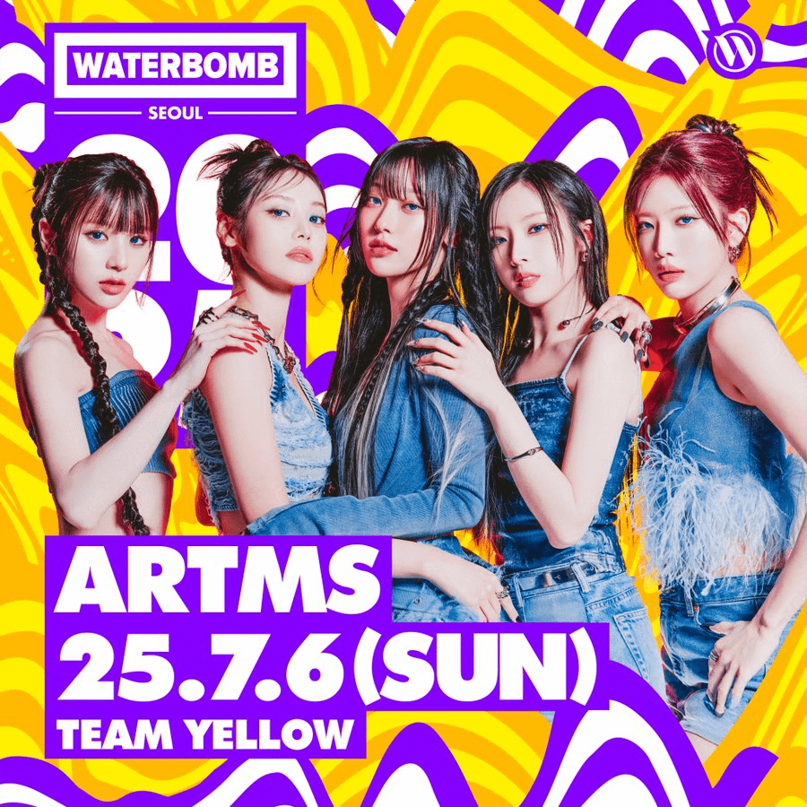 تم الإعلان عن ARTMS كجزء من تشكيلة Waterbomb Seoul 2025