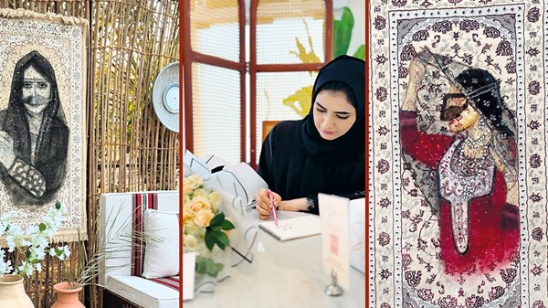 سلمى محمد تحوِّل السجاد إلى مساحات إبداع