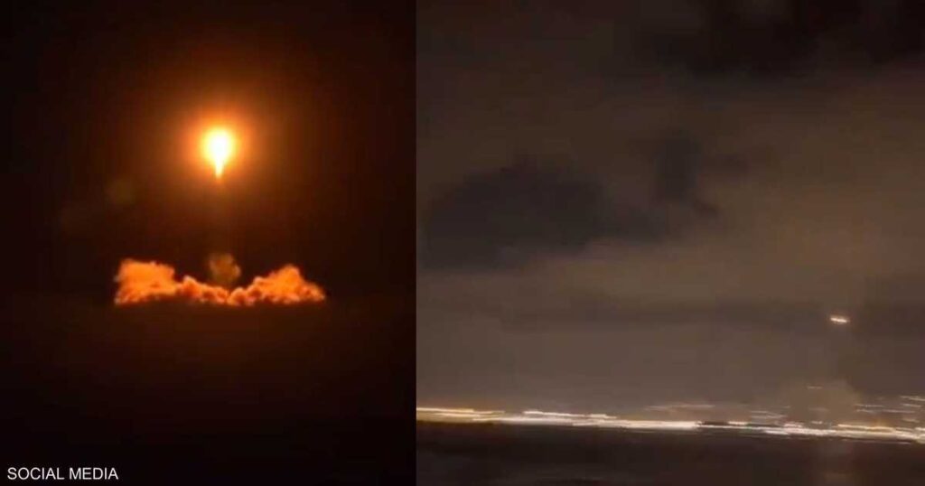 فيديو: إيران تطلق دفعة جديدة من الصواريخ على إسرائيل