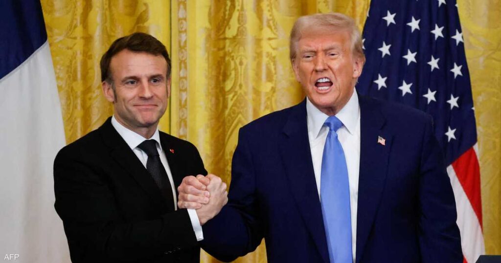 ماكرون: ترامب عازم على التوصل لوقف إطلاق نار في غزة