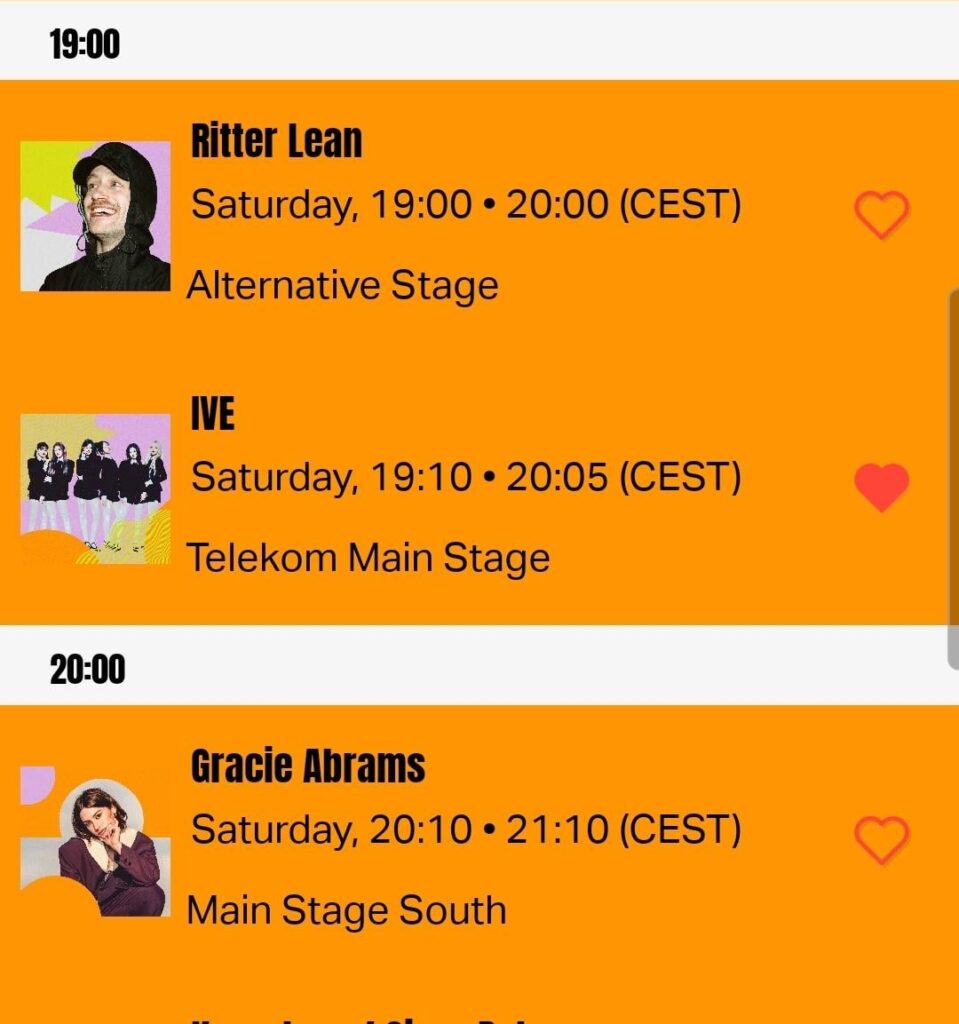 250625 Ive لأداء على المسرح الرئيسي Telekom في Lollapalooza Berlin على 250712