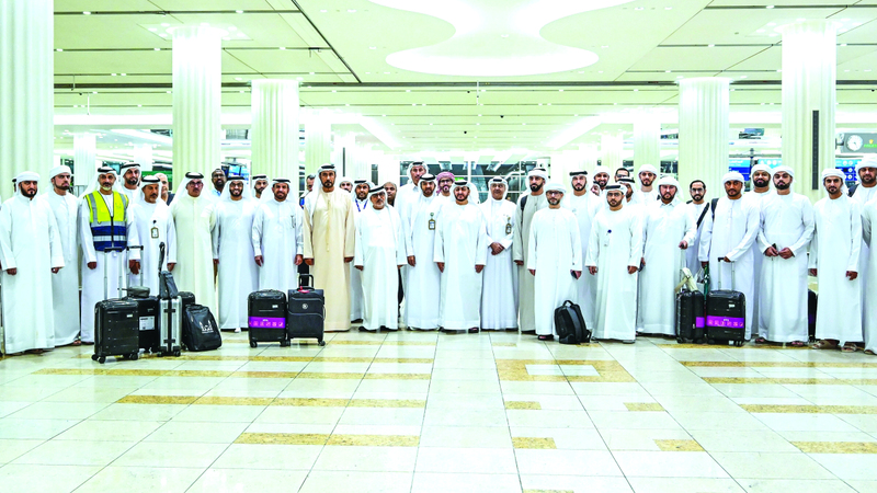 85 حاجاً من موظفي حكومة دبي يغادرون إلى الأراضي المقدسة الفعالية شهدت مشاركة واسعة من الجهات الحكومية. تصوير: باتريك كاستيلو