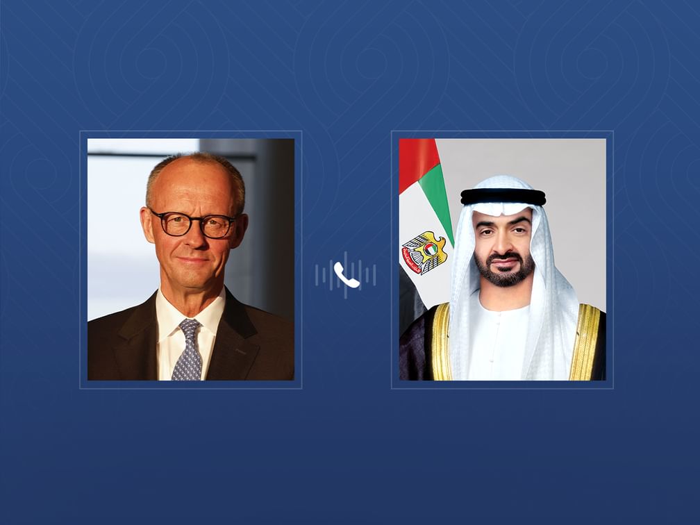 رئيس الدولة والمستشار الألماني يبحثان هاتفيا علاقات التعاون بين البلدين رئيس الدولة والمستشار الألماني يبحثان هاتفيا علاقات التعاون بين البلدين