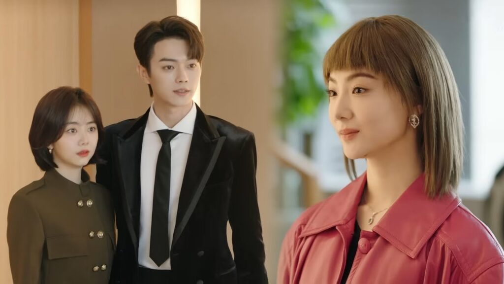 عندما رأت بطلتنا حبيبها الوسيم يلتقي بفتاة جميلة تشعر بالغيرة على الفور!❤️مشهد من "جميلة مثلك"