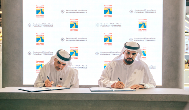 مرافئ الفجيرة تتعاون مع هيئة المنطقة الحرة بالفجيرة لتعزيز دور الإمارة في القطاع البحري العالمي