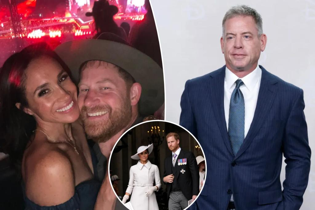 يكشف تروي أيكمان عن سبب عدم أن يصبح ودودًا مع الجيران الملكيين الأمير هاري وميغان ماركل يكشف تروي أيكمان عن سبب عدم أن يصبح ودودًا مع الجيران الملكيين الأمير هاري وميغان ماركل