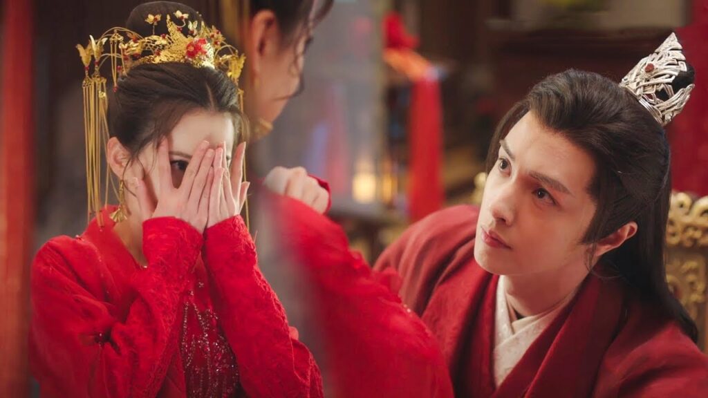 تتزوج بطلتنا من الأمير بالخطأ وكان اقترابه منها يجعلها متوترة للغاية💕مشهد لطيف من دراما "قدر الحب"