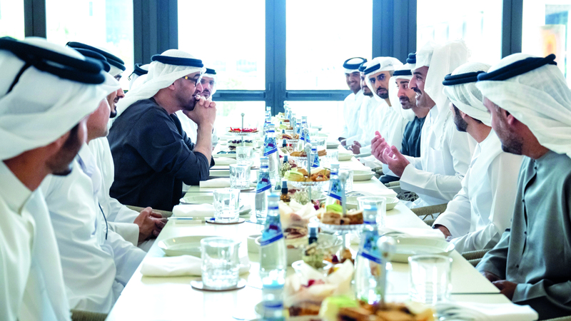الحوار والحلول الدبلوماسية السبيل الوحيد لتجاوز أزمات المنطقة رئيس الدولة وأمير قطر خلال جلسة المباحثات. وام