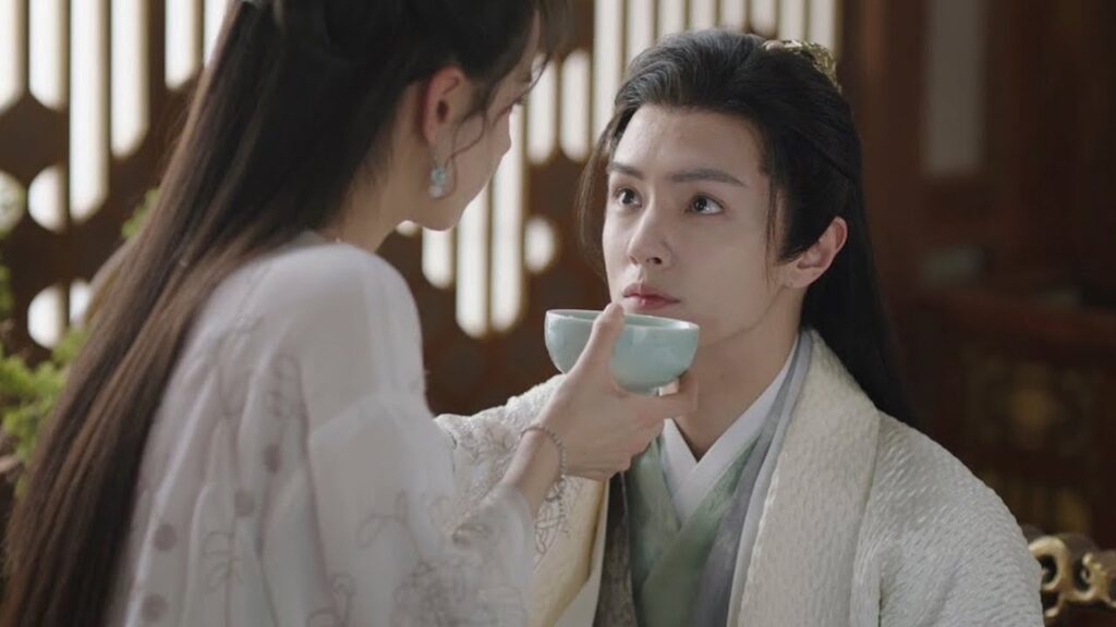 الأمير الوسيم وزوجته يغاران على بعضهما البعض ولكنهما ما زالان ينكران مشاعرهما❤️مشهد من "قدر الحب"