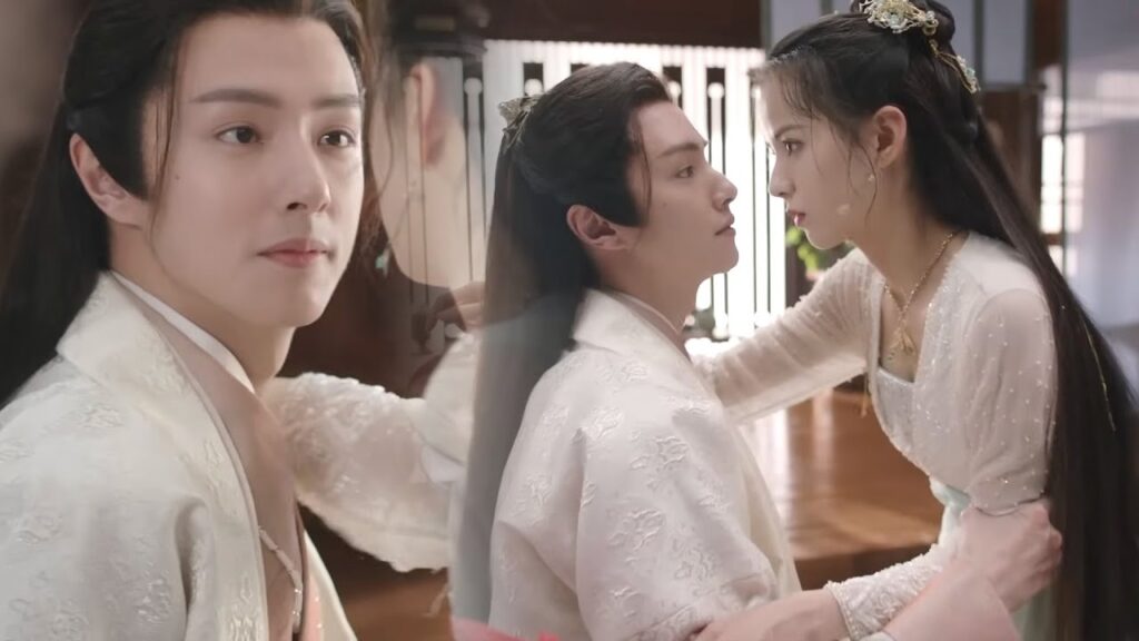 تستخدم أميرتنا الجميلة مهاراتها الإغوائية لجعل زوجها الأمير المعاق يقف!😁❤️مشهد لطيف من "قدر الحب"