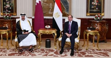 الرئيس السيسى يشيد بكفاءة الدفاع الجوي القطرى فى التصدى للهجوم الإيرانى الرئيس السيسى يشيد بكفاءة الدفاع الجوي القطرى فى التصدى للهجوم الإيرانى