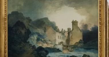 عرض لوحة للفنان تيرنر للبيع مقابل 300 ألف جنيه إسترليني فى مزاد لندن عرض لوحة للفنان تيرنر للبيع مقابل 300 ألف جنيه إسترليني فى مزاد لندن