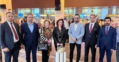 إلهام شاهين وهالة سرحان تصلان إلى مصر إلهام شاهين وهالة سرحان تصلان إلى مصر