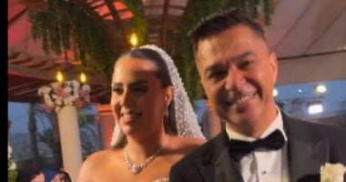 مفيدة شيحة تحتفل بزواج ابنتها منة الله عماد وسط حضور كثيف.. فيديو وصور