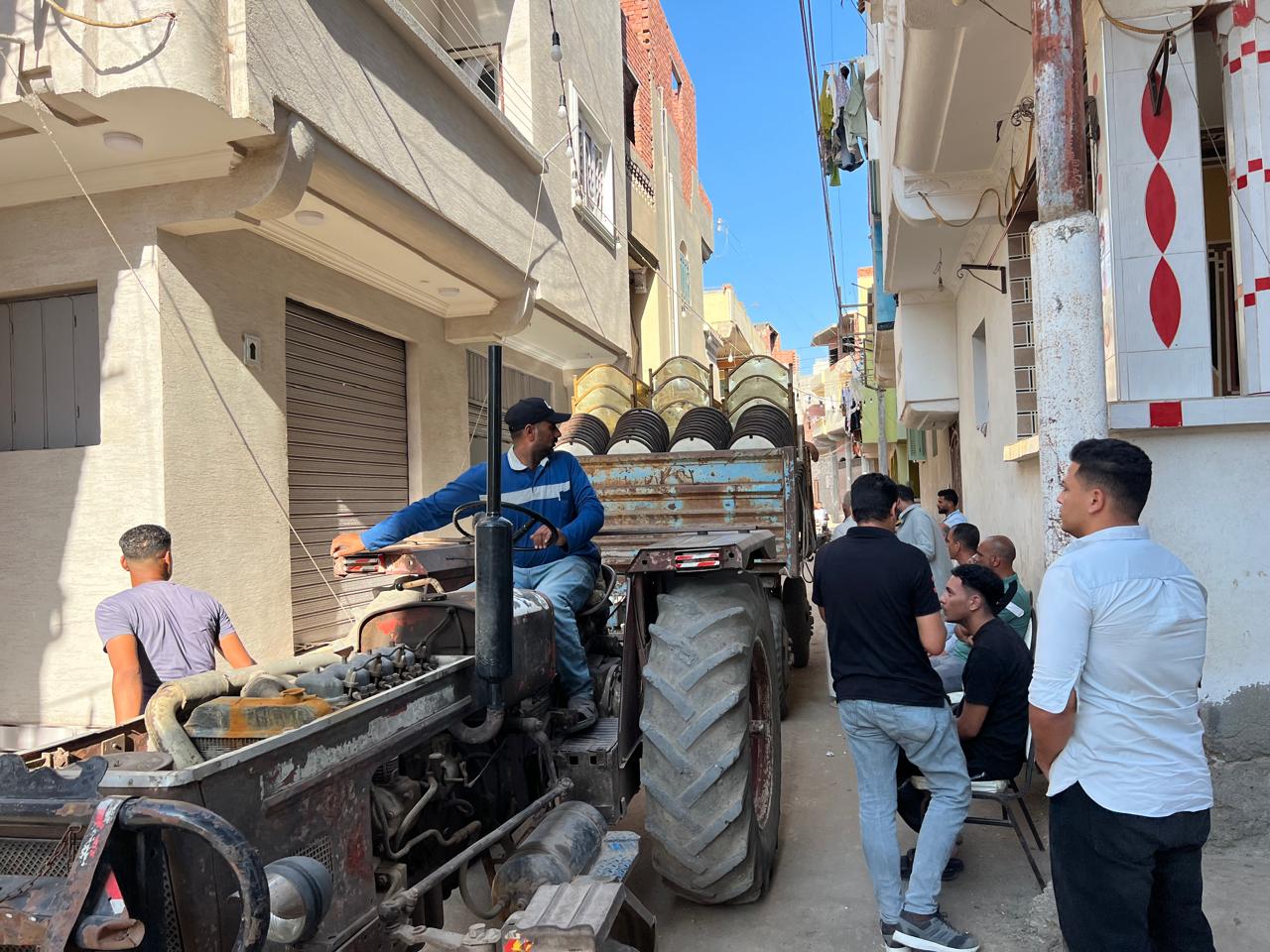 تجهبزات استقبال العزاء امام المنزل تجهبزات استقبال العزاء امام المنزل