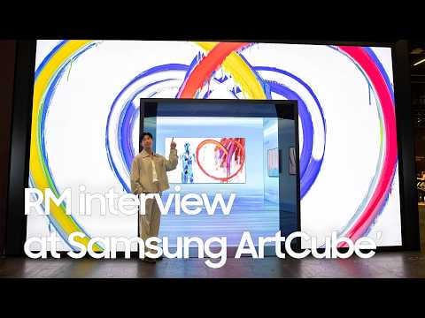 RM (BTS) - RM Shares Journey of Art Discovery في Art Basel في Basel @ Samsung Newsroom (250620) [ENG SUB]