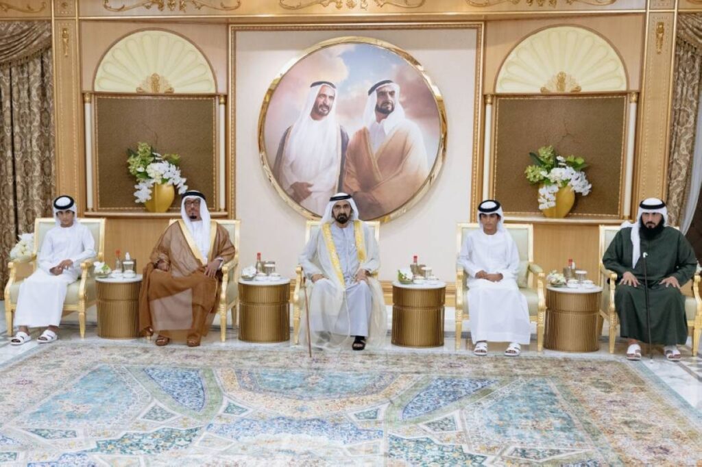 محمد بن راشد يستقبل المهنئين بعيد الأضحى المبارك Al Bayan