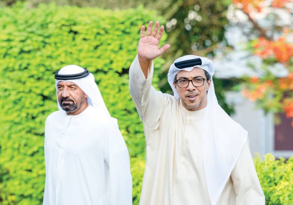  منصور بن زايد وأحمد بن سعيد 