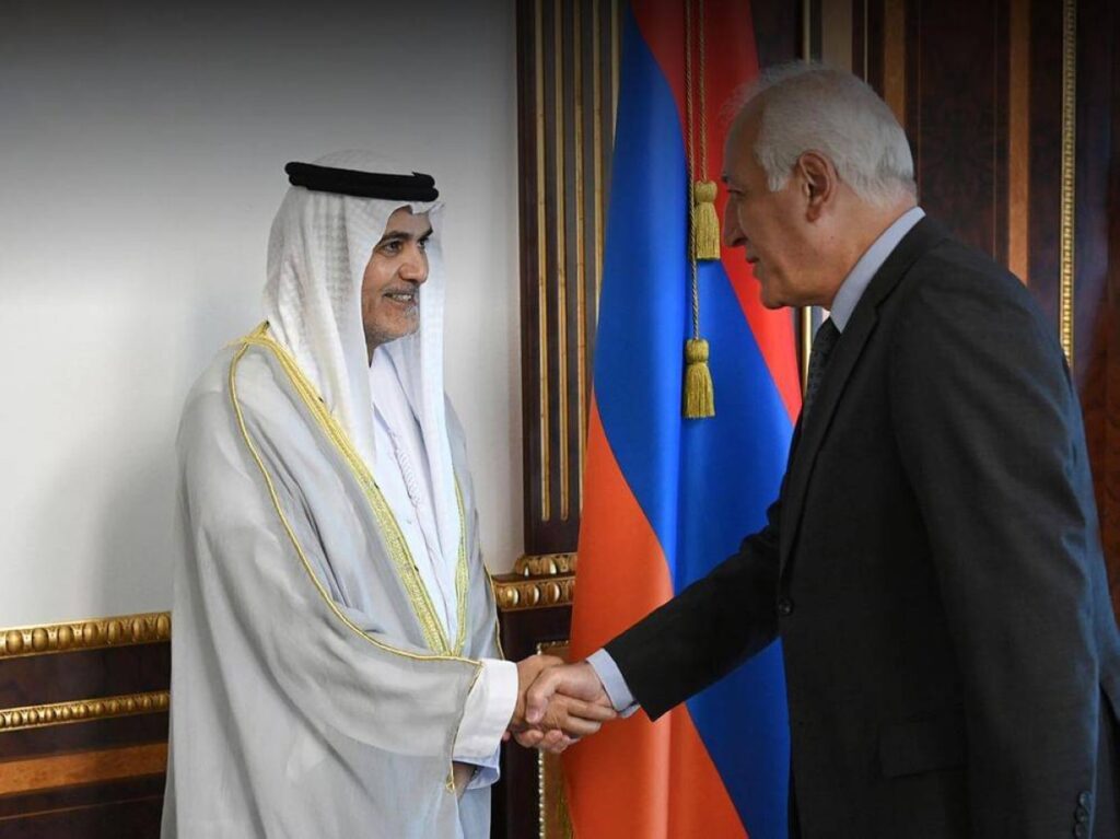 الرئيس الأرميني يستقبل أمين عام اللجنة العليا للأخوة الإنسانية Al Bayan