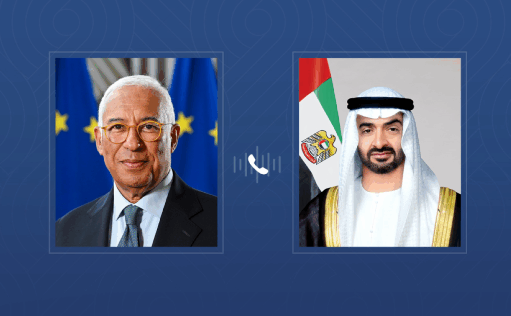 محمد بن زايد ورئيس المجلس الأوروبي يبحثان هاتفياً سبل تعزيز العلاقات بين الإمارات والاتحاد الأوروبي والتطورات الإقليمية Al Bayan