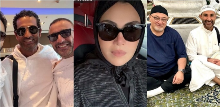 أحمد السقا وريهام حجاج وماجد المصري وأحمد سعد وعمرو سعد في الحج | ألبوم النجوم في الحج