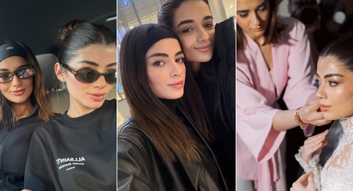 ليلى أحمد زاهر وملك أحمد زاهر