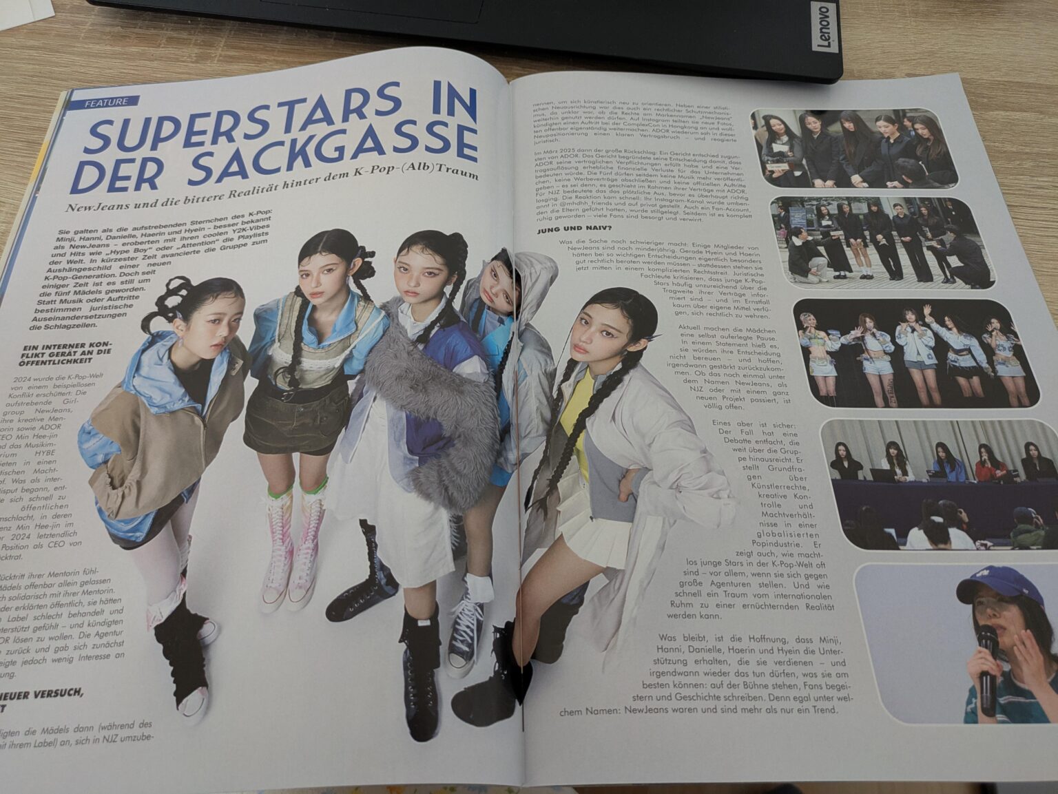 250501 "النجوم في طريق مسدود" - تلخص مجلة KPOP الألمانية K*الوضع الحالي لنيجانز