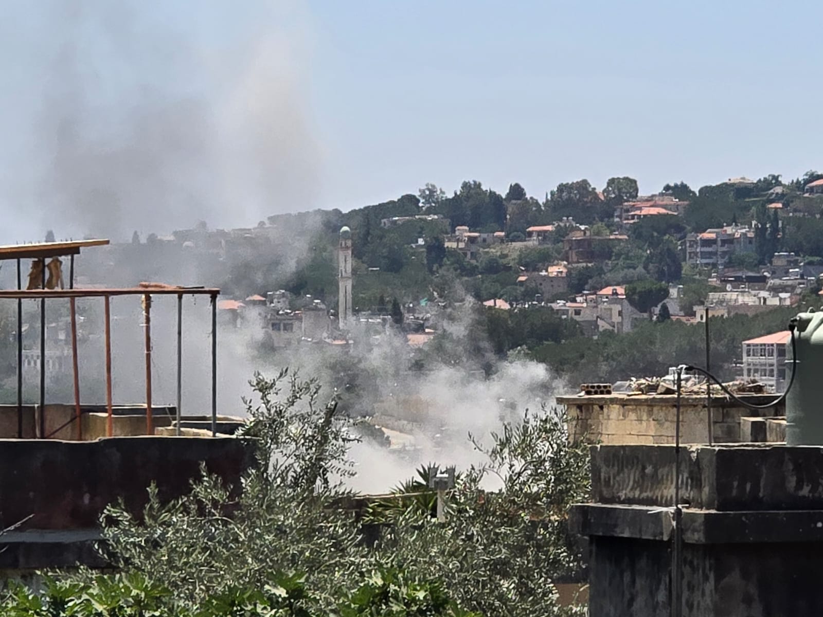 لحظة استهداف النبطية (النهار)