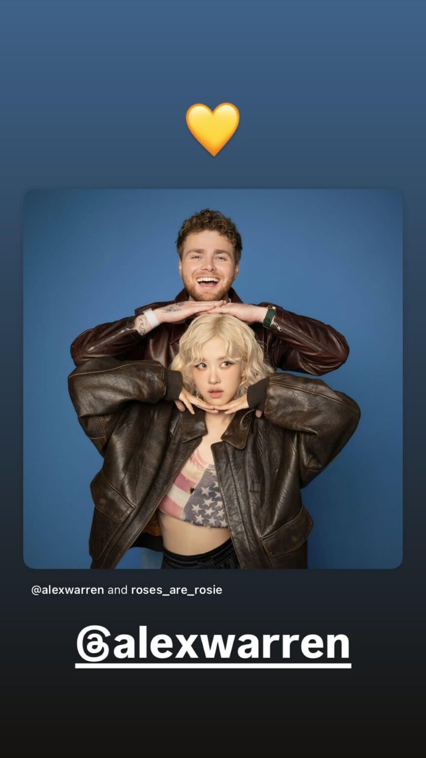 250624 تحديث قصة Rosé IG