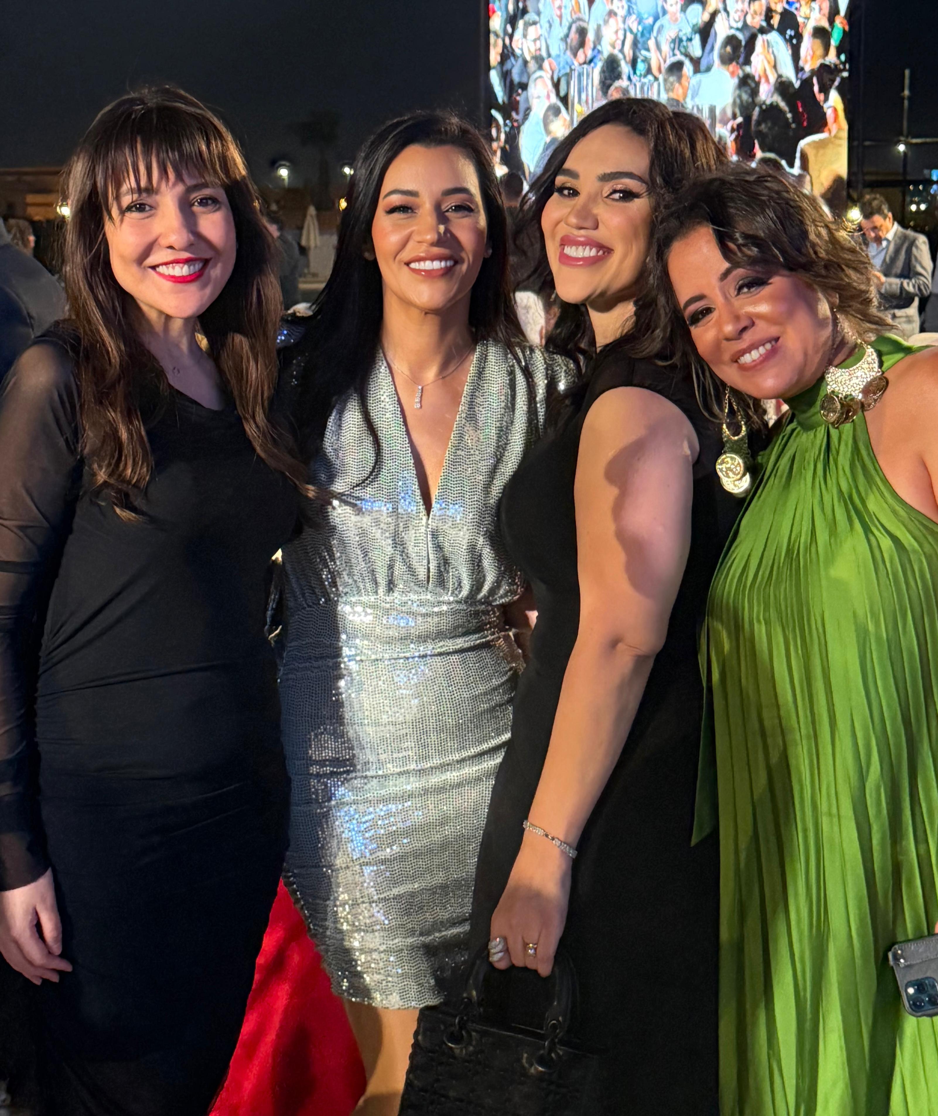 حسن الرداد ودياب و السيناريست مدحت العدل والمخرجة بتول عرفة ومحمد العمروسي ومي فاروق ومي كساب وأنوشكا