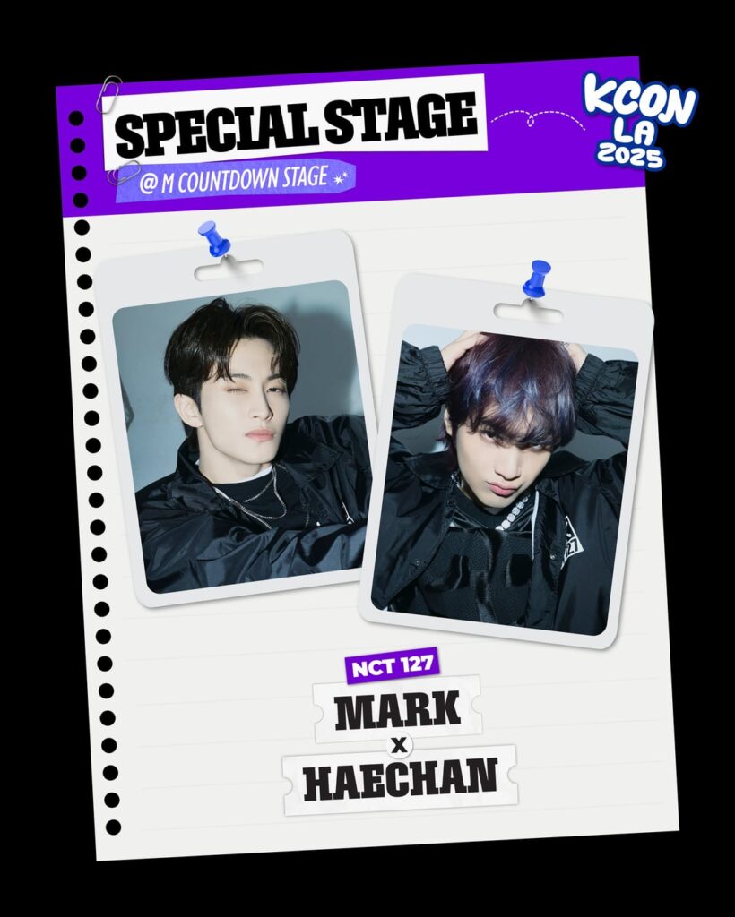 سيكون لدى NCT Mark & ​​Haechan ، Zerobaseone (ZB1) Seok Matthew & Park Gunwook ، و Roy Kim & Choi Hojong تعاونًا خاصًا في KCON LA 2025