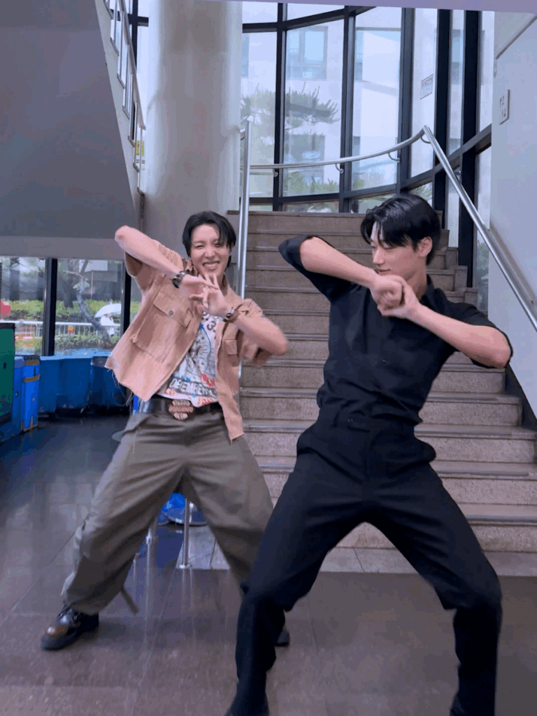 BTS J -Hope مع Ateez San - 'Killin' It Girl 'Challenge (250620)