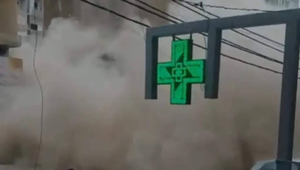 دوي قوي في الضاحية الجنوبية لبيروت... ماذا جرى في شارع عبد النور؟ (فيديو)