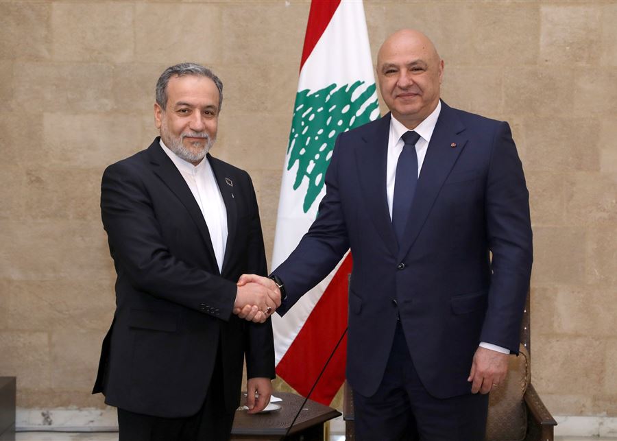 عراقجي التقى الرئيس عون.. تطلع إلى تعزيز العلاقات من دولة إلى دولة وتشديد على مبدأ عدم التدخل في السياسة الداخلية عراقجي التقى الرئيس عون.. تطلع إلى تعزيز العلاقات من دولة إلى دولة وتشديد على مبدأ عدم التدخل في السياسة الداخلية