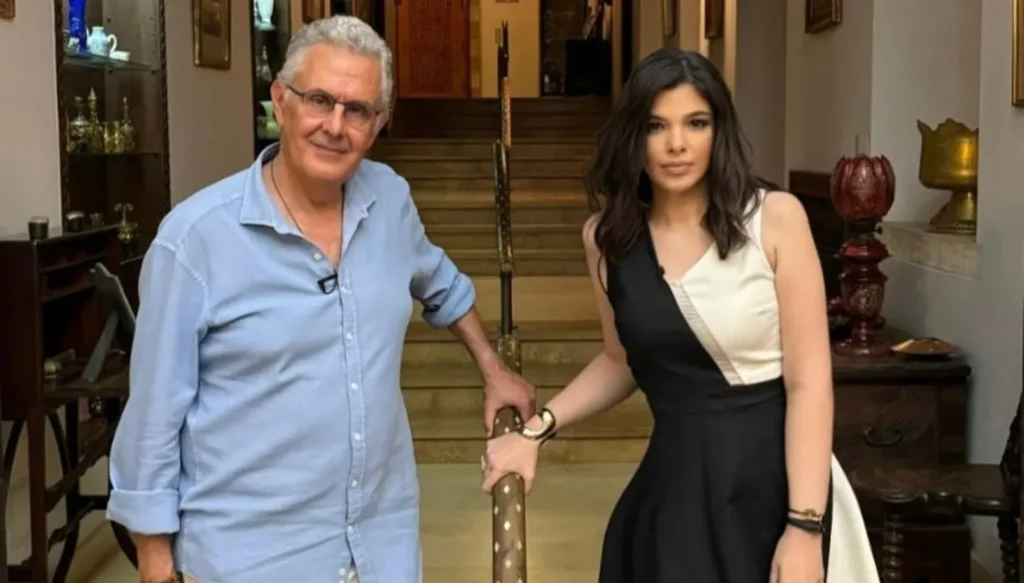 فيليب عرقتنجي في 'بيت الشاعر' مع ميشيل تويني