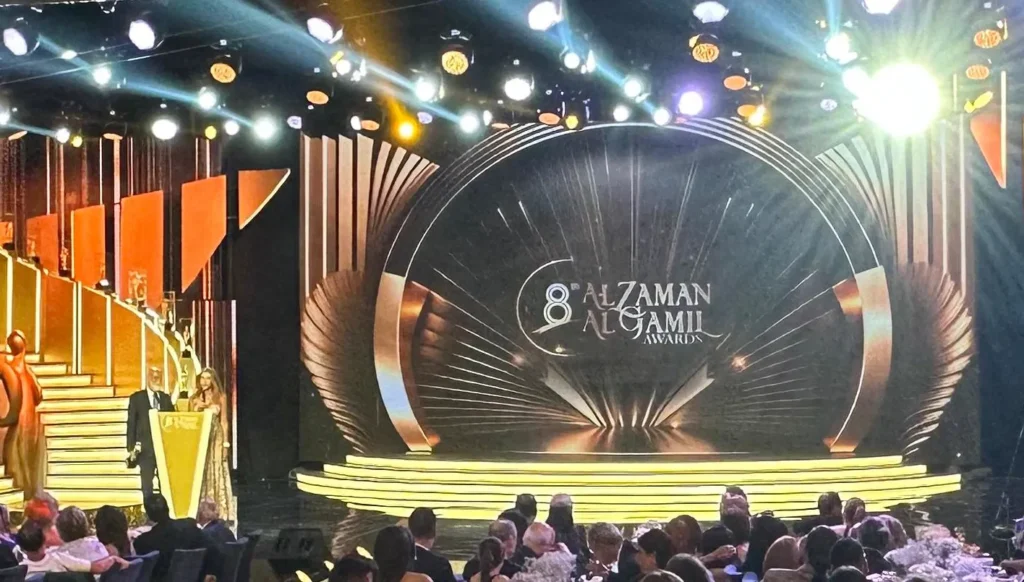 جيزيل نصر بكلمة مؤثرة في مهرجان 'الزمن الجميل' (فيديو)