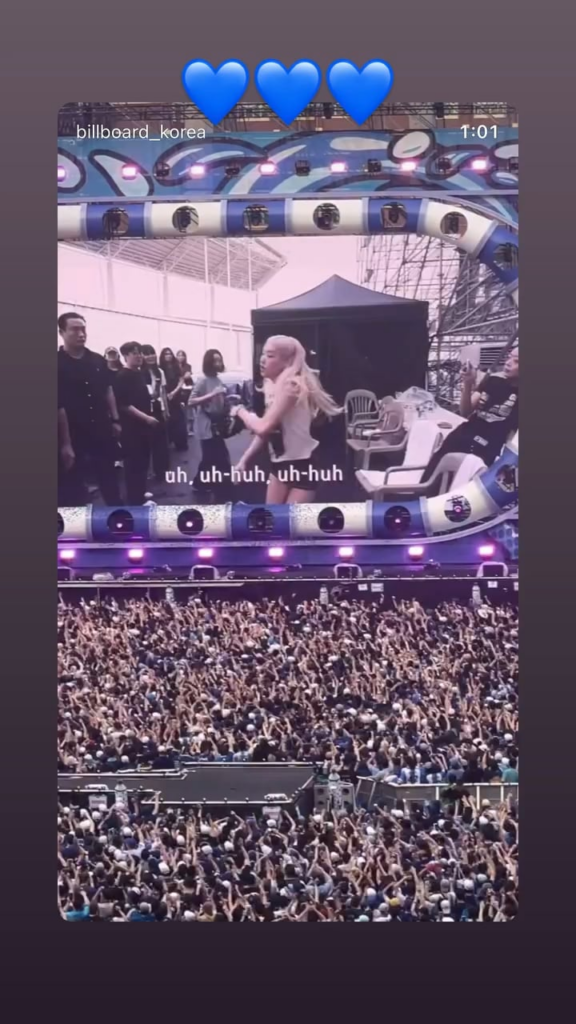 250629 تحديث قصة Rosé IG