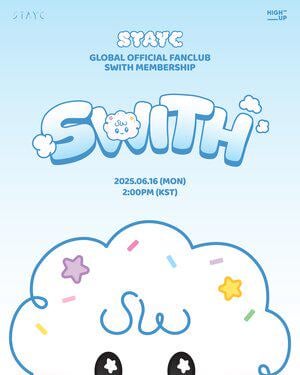 سوف ينتقل توظيف STAYC Global Club Fan Club "Swith" من نظام الاشتراك الحالي إلى نظام عضوية دائم يبدأ في السادس عشر. تم تخفيض العتبة بحيث يمكن لأي معجب عالمي الانضمام دون قيود زمنية.