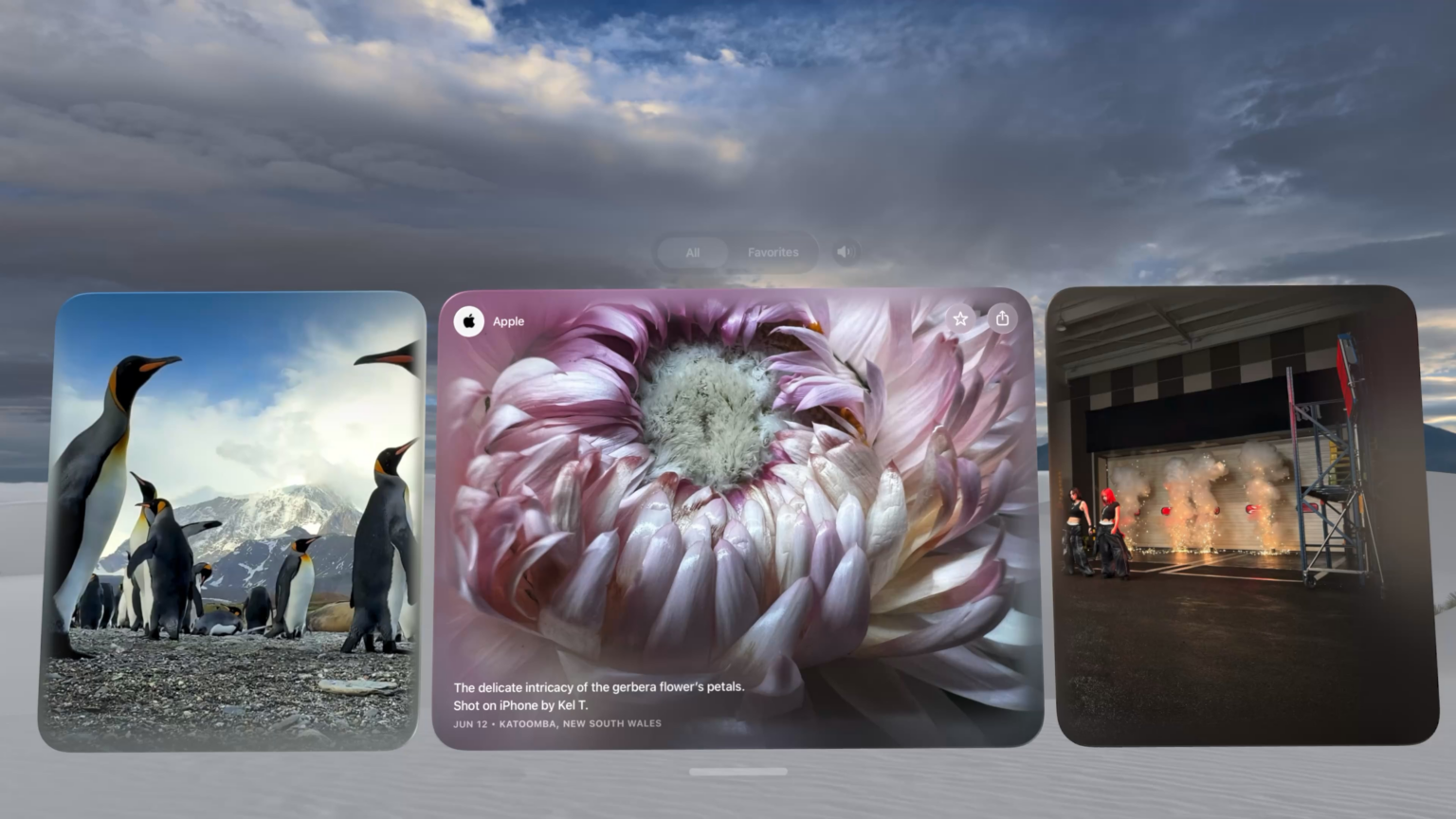 تم عرض العمل القذر في تطبيق Apple Vision Pro's Gallery Gallery