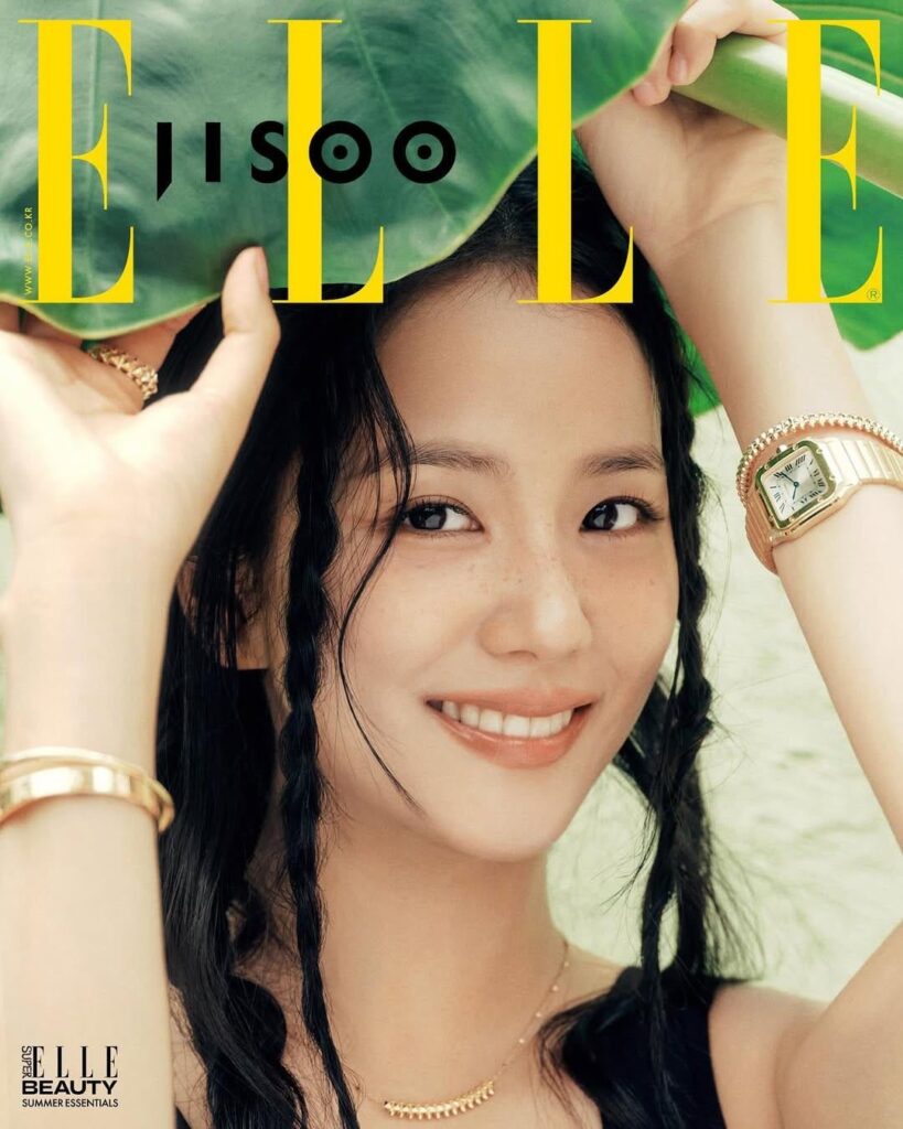 JISOO (Blackpink) - Elle Korea (يوليو 2025 Cover Cover + Pictorial Preview)