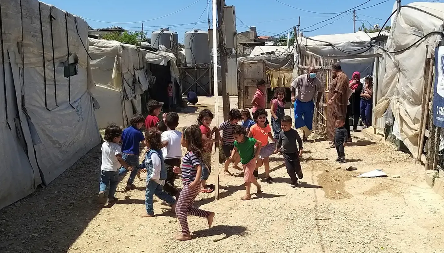 نازحون سوريون.