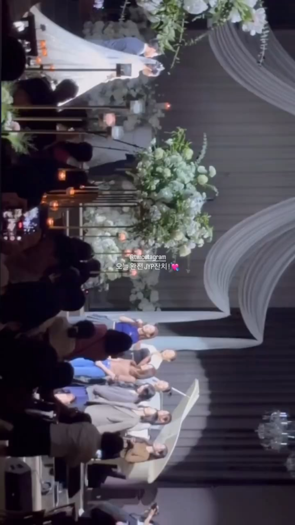 250614 Chaeb3rrie Twitter Update - أداء مرتين "ما هو الحب؟" في حفل زفاف اليوم