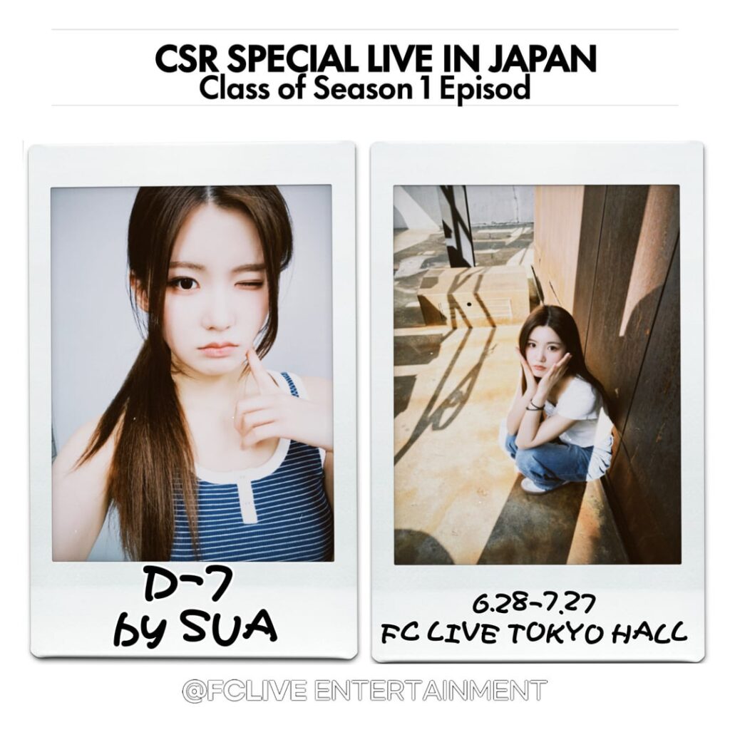 CSR - 2025 Live in Japan "Class of Season 1 Episode" (D -7 - D -Day Dieser Image)
